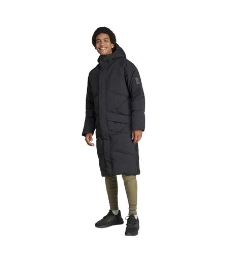 Mens Down Filled Longline Puffer Jacket Black Adidas
