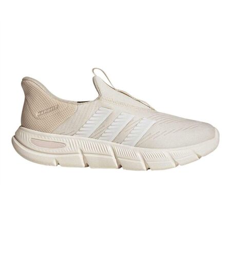 Womens/ladies 3 Stripes Cloudfoam Trainers Wonder White Adidas