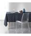 Nappe Imprimée Jacquard Étoiles 140x240cm Bleu-3