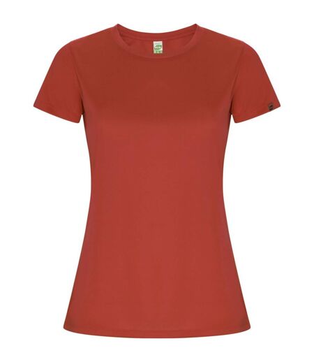 Womens/ladies imola sports t-shirt red Roly