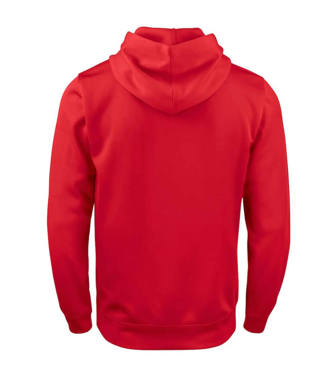 Unisex Adult Basic Active Pullover Hoodie Red Clique-2