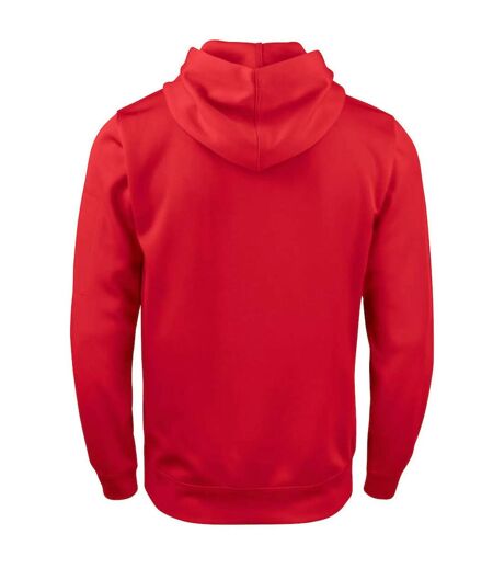 Unisex Adult Basic Active Pullover Hoodie Red Clique