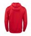 Unisex Adult Basic Active Pullover Hoodie Red Clique-2