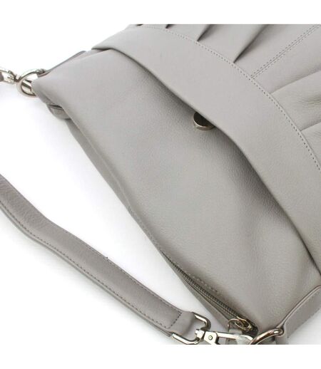 Eastern Counties Leather - Sac à main LEONA - Femme (Gris clair) (Taille unique) - UTEL429