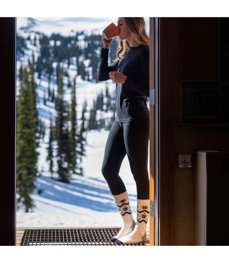 Ladies Thin Warm Winter Knee High Lightweight Thermal Ski Socks