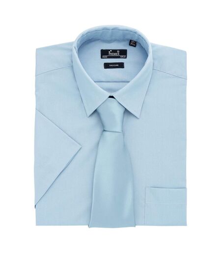 Premier - Chemise à manches courtes - Homme (Bleu clair) - UTRW1082