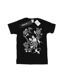 Disney Femme/Les femmes The Jugle Book Mowgli Tale Coton Boyfriend T-Shirt (Noir) - UTBI28327-1