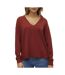 Pull terracotta femme vero moda breezess - m-1