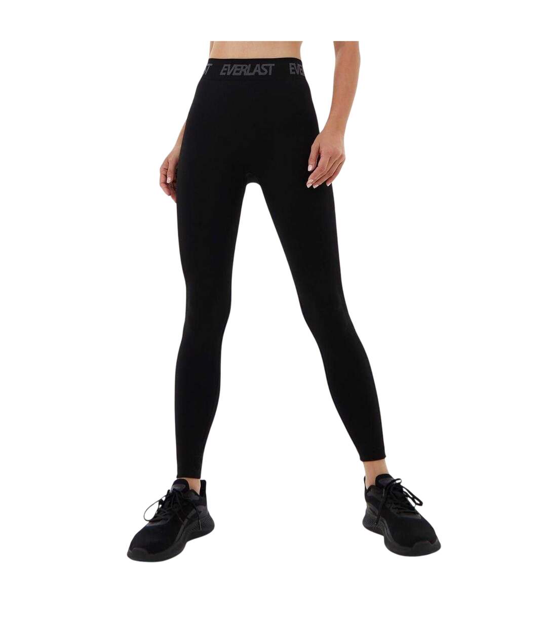 Legging Motif/style Logo Femme Noir Everlast-4