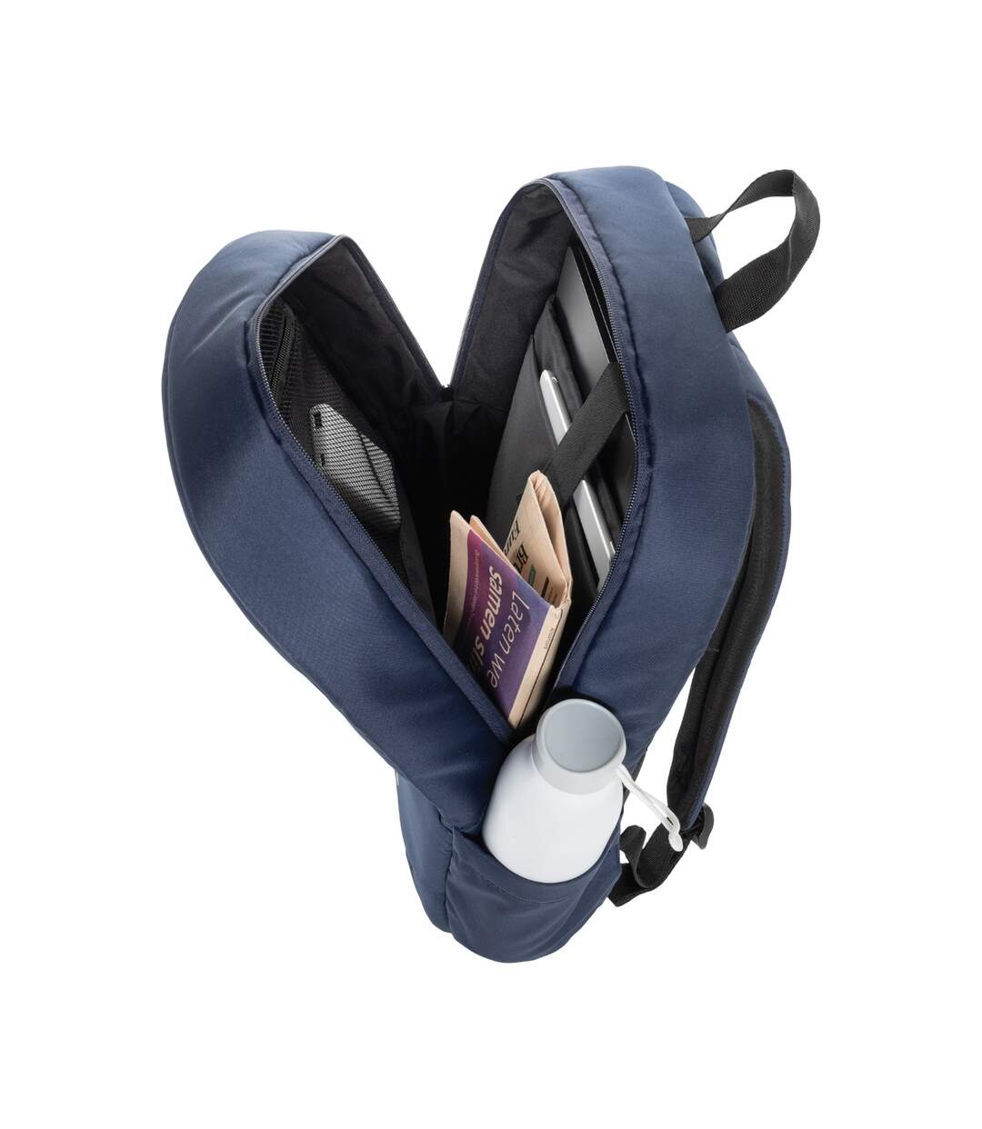 City Pack Aware Business Laptop Backpack One Size Navy XD Collection-3