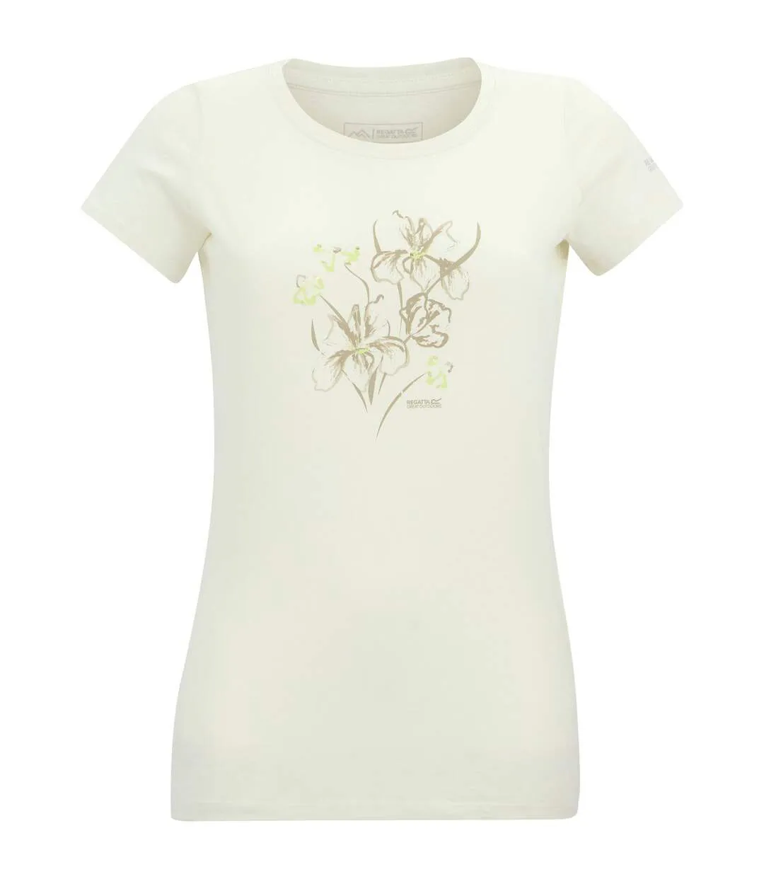 Womens/ladies Breezed T-shirt Cloud Regatta-1