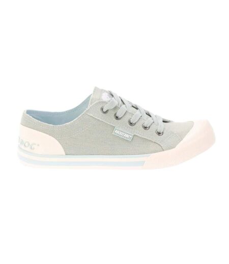 Womens/ladies Jazzin Bondi Denim Trainers Light Blue Rocket Dog