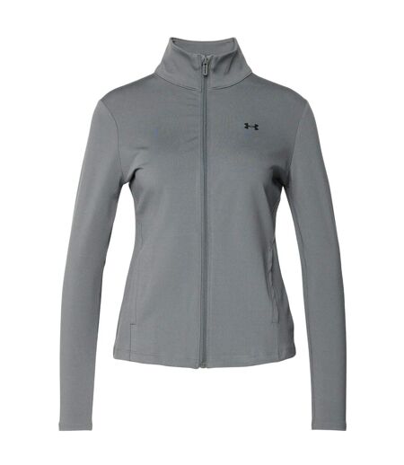 Womens/ladies Moisture Wicking Jacket Green Clay Under Armour