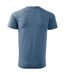 T-shirt Basic Homme Bleu Denim Adler-2