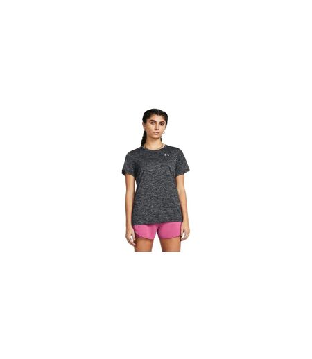 Womens/ladies Twist Short-sleeved T-shirt Black Twist Under Armour