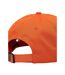 Mens Embroidered Logo Cotton Baseball Cap Orange Tommy Hilfiger-4