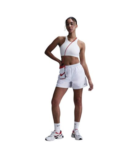 Womens/ladies Nsw Lightweight Relaxed Fit Shorts White Black Nike