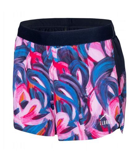Short Alparo Femme Bleu Rose Noir Elbrus