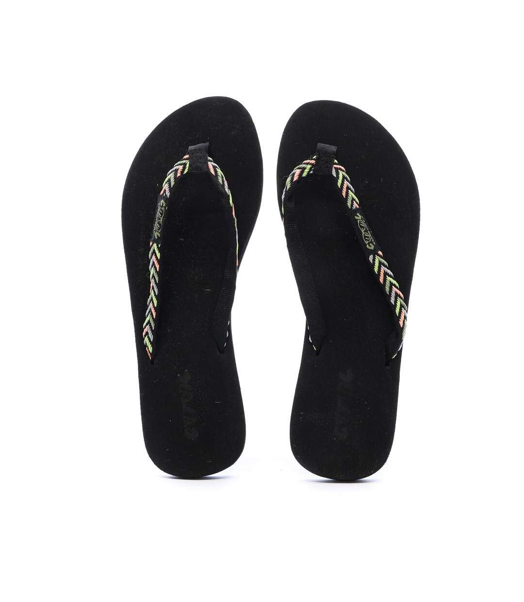 Tongs noir femme cool shoe space trip-3