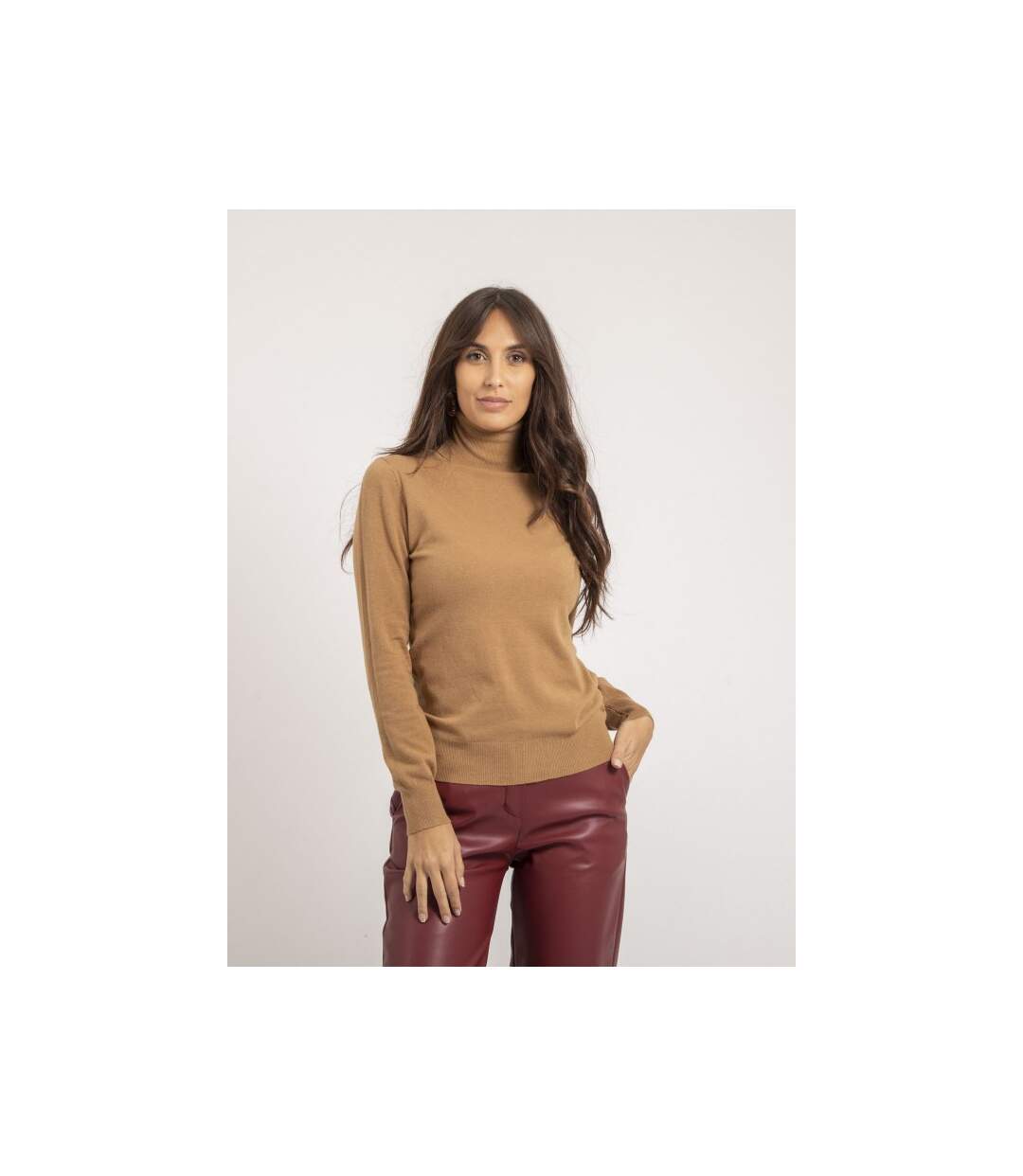 Pull col roulé KOBINA - Dona X Lisa-1