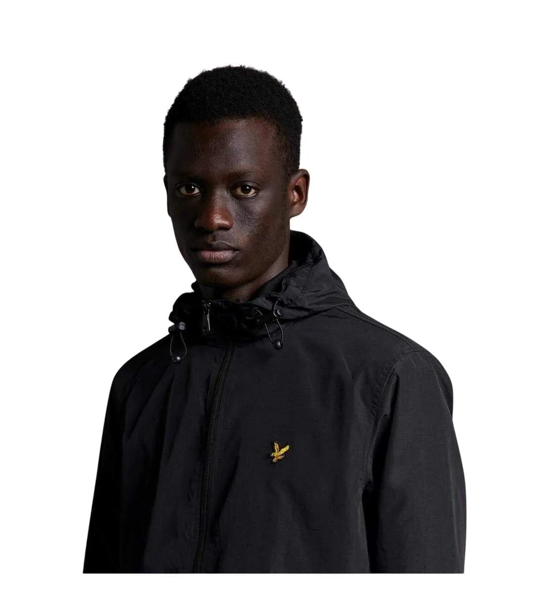 Veste Unie À Capuche Homme Noir Lyle & Scott-4