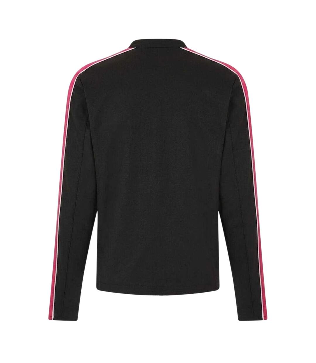 Veste Motard Manches Longues Motif/style Panneau Contrasté Homme Noir Rouge Diesel-2