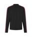 Veste Motard Manches Longues Motif/style Panneau Contrasté Homme Noir Rouge Diesel-2