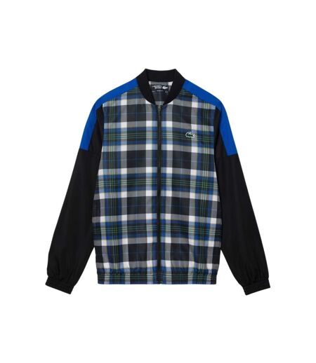 Mens Check Plaid Tracksuit Multicoloured Cobalt Lacoste