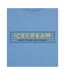 T-shirt Motif/style Imprimé Graphique Homme Bleu Clair ICECREAM-3