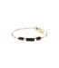 Bracelet doré/noir clio blue br0030-1