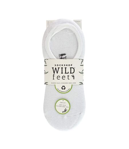 Lot de 2 paires de chaussettes basses coussinées pour femmes