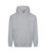 Sweat À Capuche Vision Adulte Gris Chiné Awdis-1