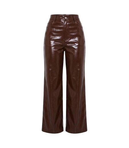 Pantalon Femme Marron Missy Empire