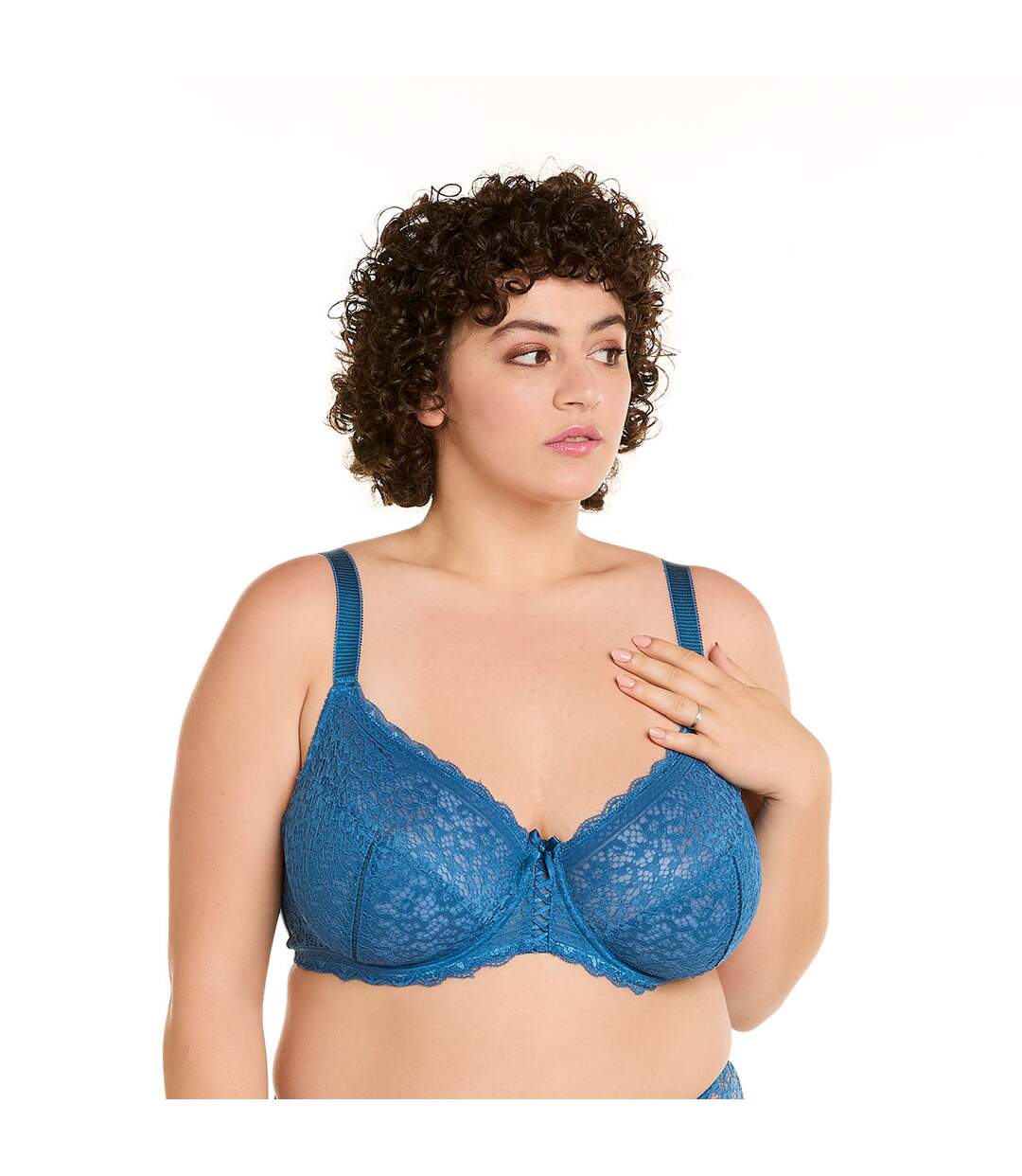 Soutien-gorge à armatures grand maintien indigo Emma-2