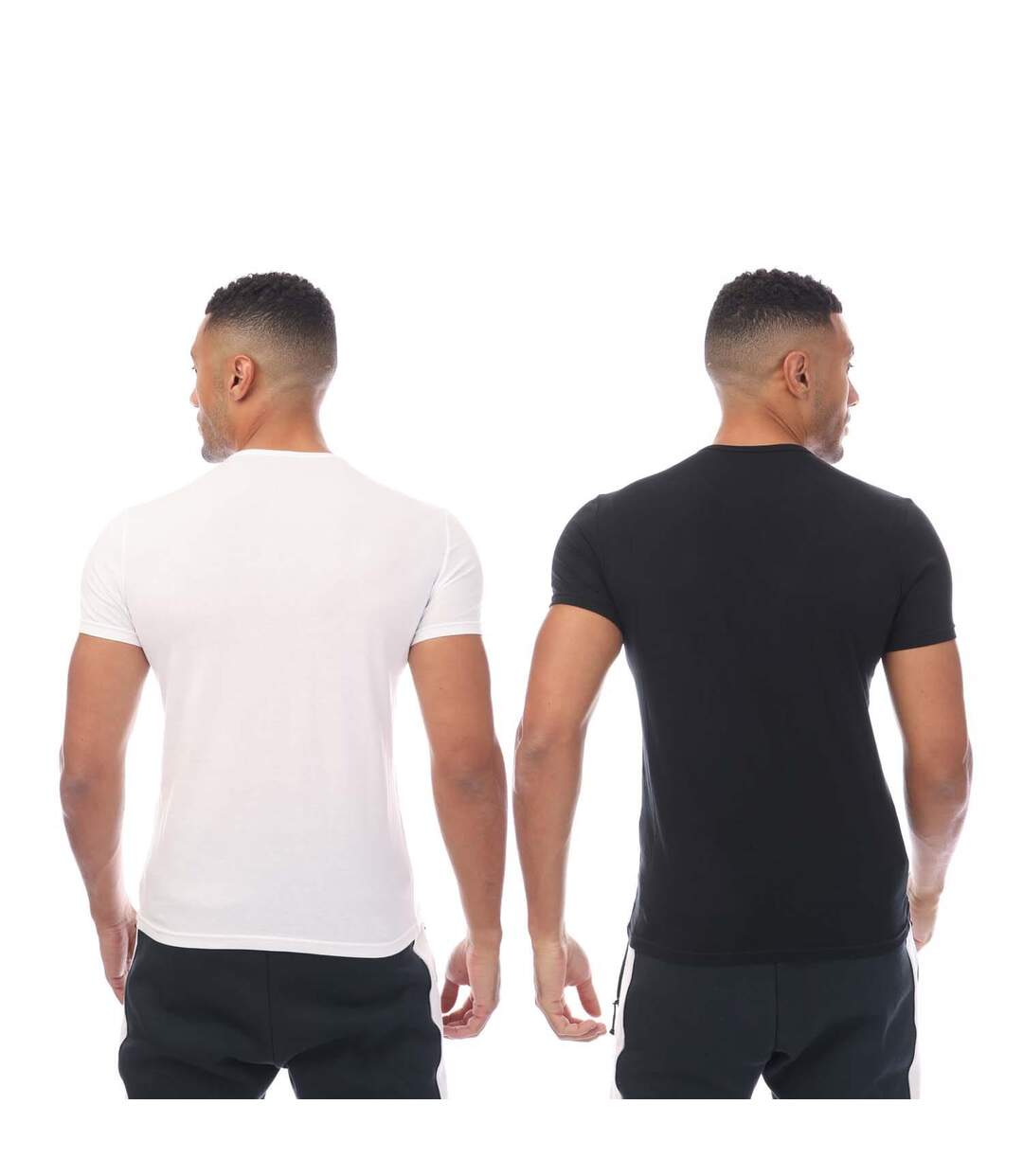 T-shirts homme bleu marine / blanc Emporio Armani-2