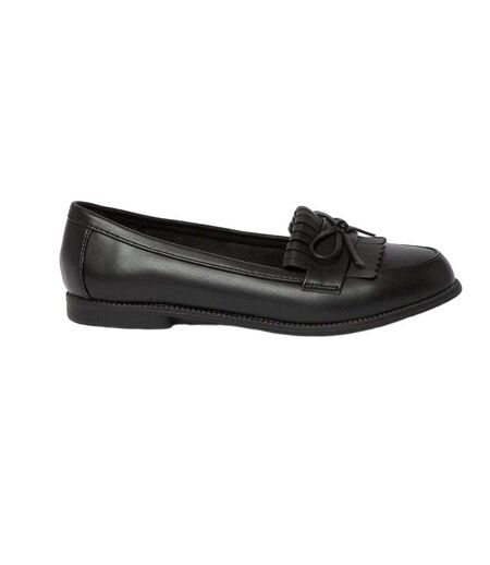Womens/ladies loretta tassel loafers black Dorothy Perkins