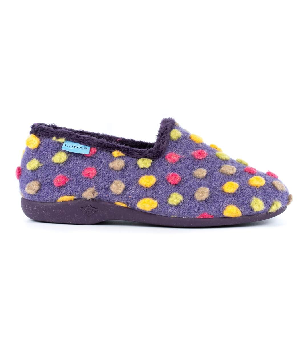 Chaussons helix femme violet Lunar