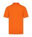 Mens pique polo shirt bright orange Henbury