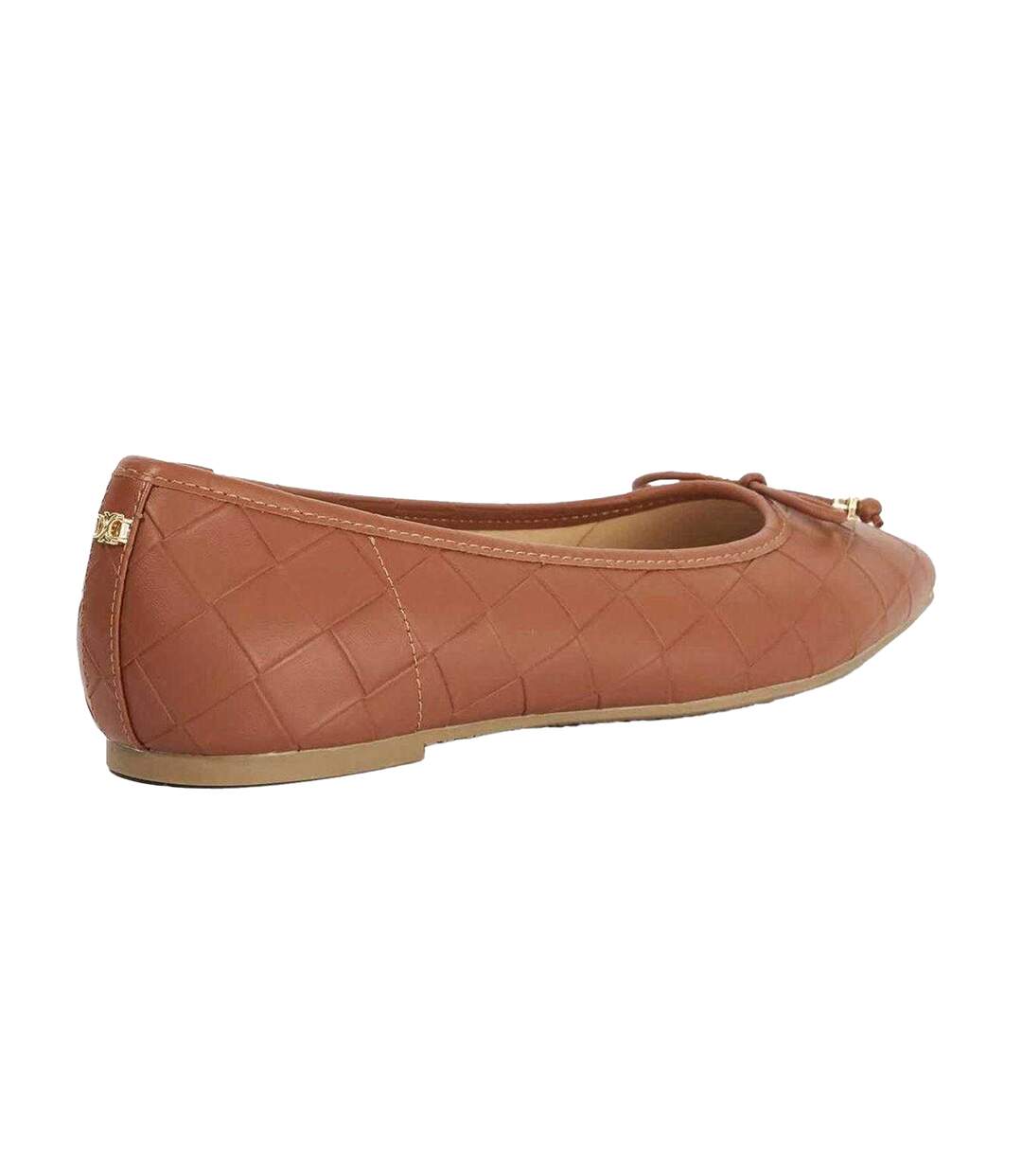 Womens/ladies Hampers Ballet Flats Tan Dune London-2