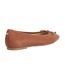 Womens/ladies Hampers Ballet Flats Tan Dune London-2