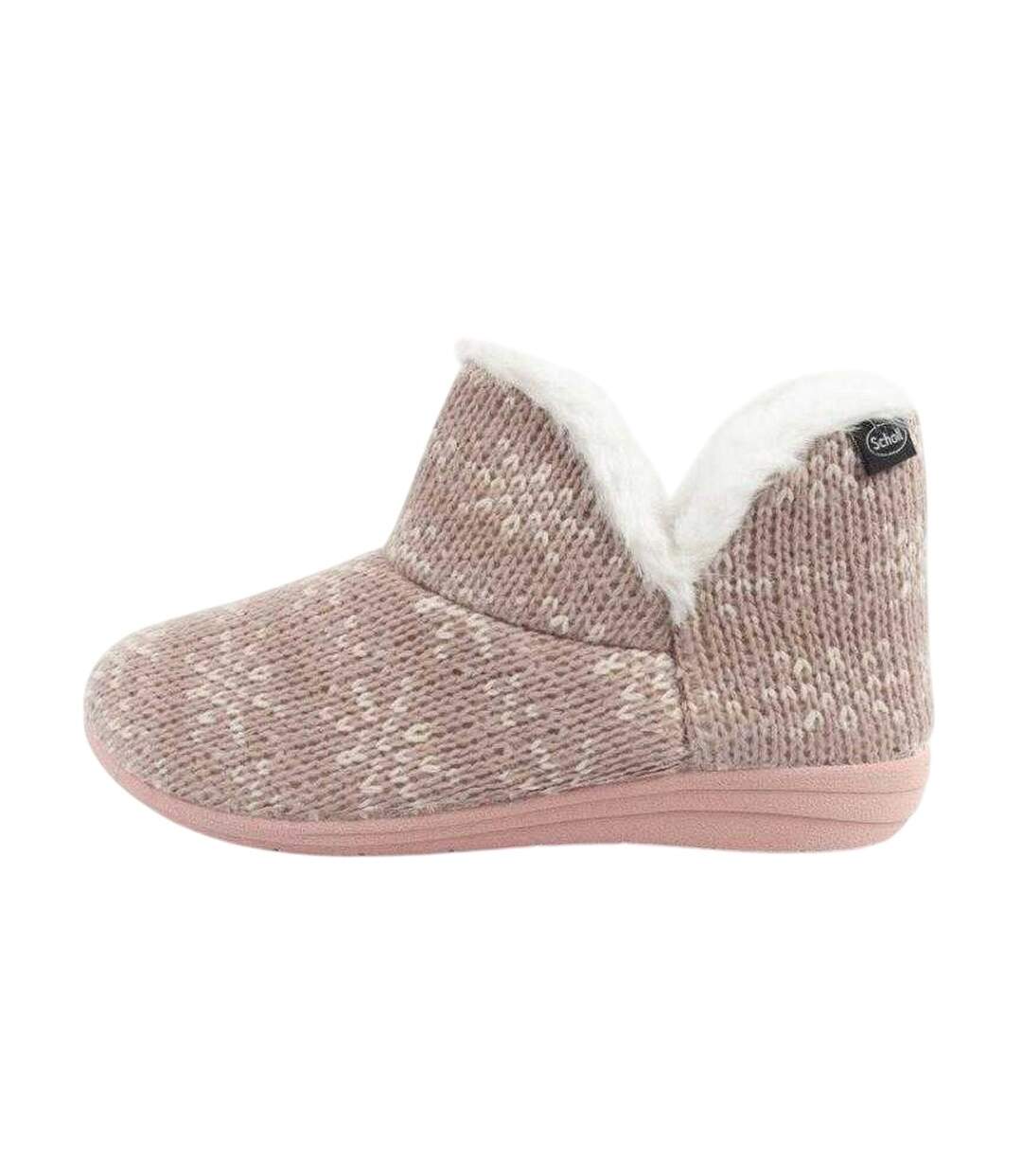 Womens/ladies Slippers Beige Scholl-3