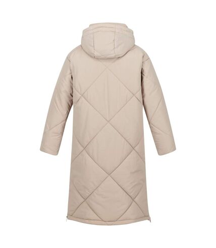 Regatta Womens/Ladies Cambrie Quilted Longline Padded Jacket (Barleycorn) - UTRG9114