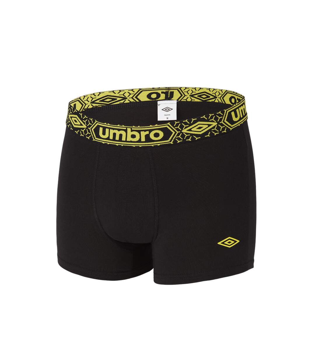 Lot de 4 Boxers coton homme uni ceinture Umbro