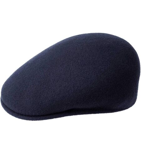 Unisex Adult 504 Wool Flat Cap Dark Blue Kangol