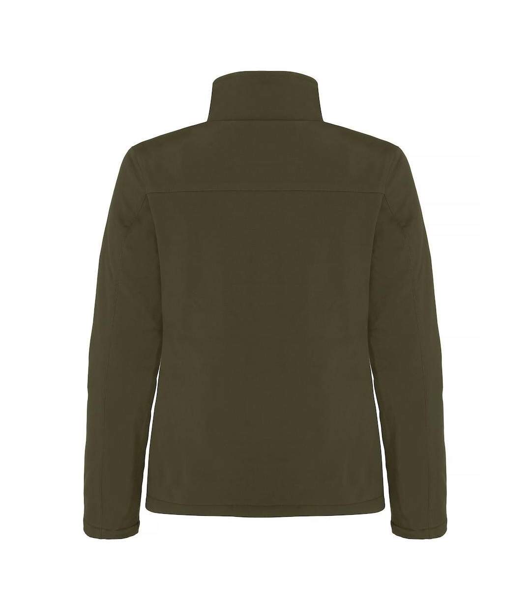 Doudoune Softshell Femme Vert Kaki Clique-2