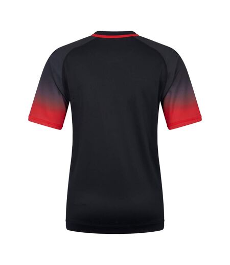 Womens/ladies Club Jersey Black Red Canterbury