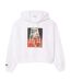 Sweat À Capuche Motif/style Imprimé Graphique Femme Blanc Lacoste-1