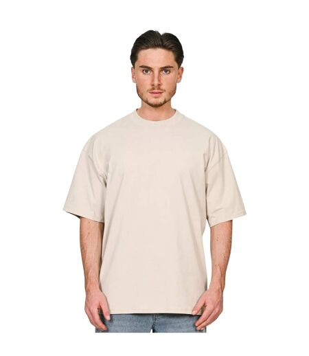 Unisex adult combed ringspun cotton tall oversized t-shirt stone Casual Classics