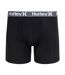 Lot De 3  Boxers Motif/style Uni Homme Noir Hurley-2