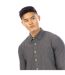 Mens Collared Regular Long-sleeved Shirt Black Peter Werth-4